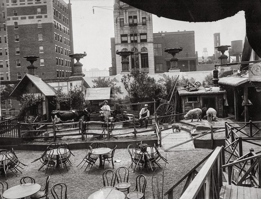 #18 The Beer Garden on the Roof of the Belasco Theater, 42nd Street between 7th and 8th Avenues.