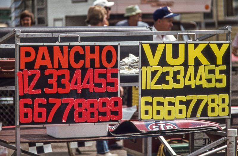 Pit boards ready to go