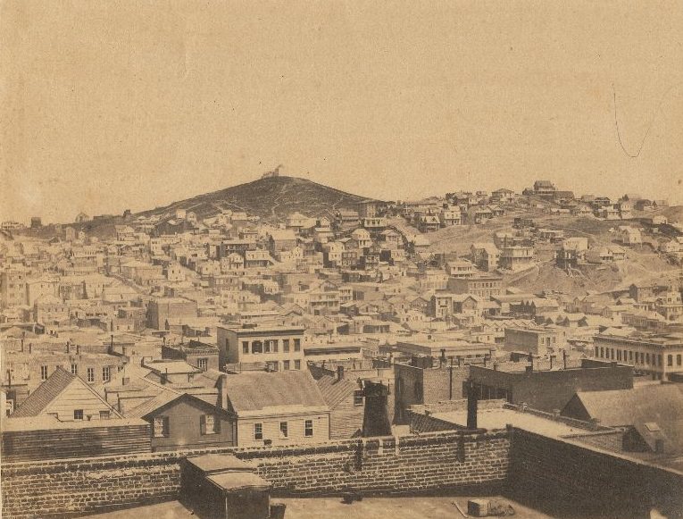 #38 Telegraph Hill, taken from corner of Stockton and Sacramento streets