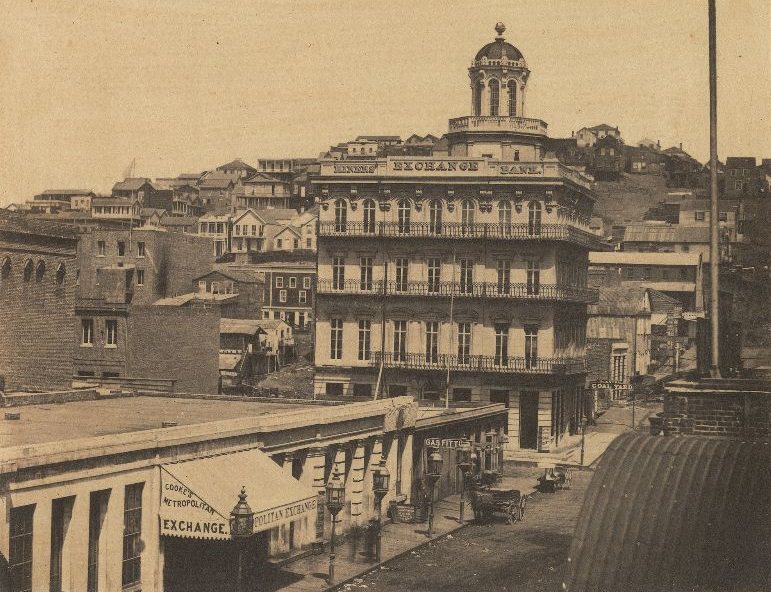 #49 View of the west side of Montgomery Street, from Washington to Pacific