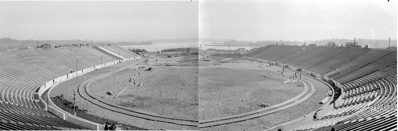 #11 Husky Stadium under construction, 1920