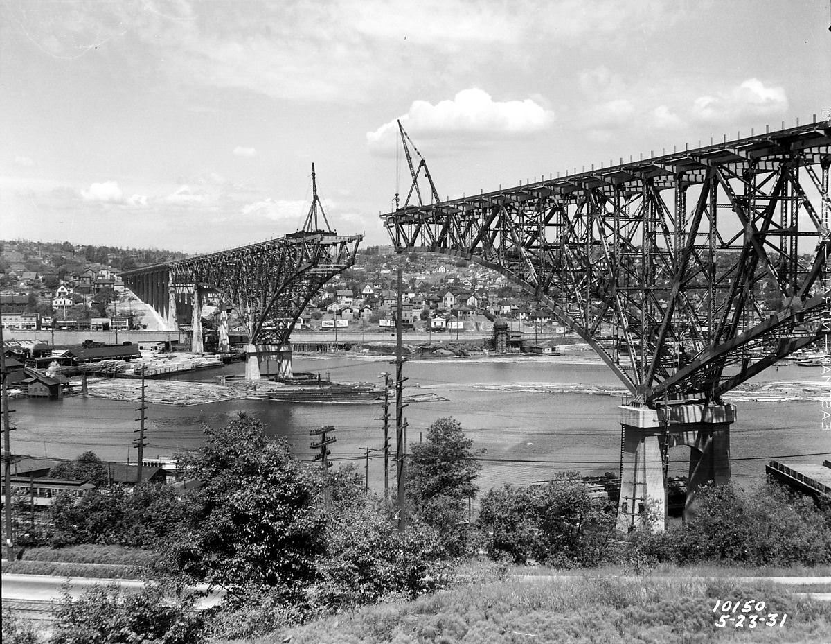 #15 Aurora Bridge under construction, 1931