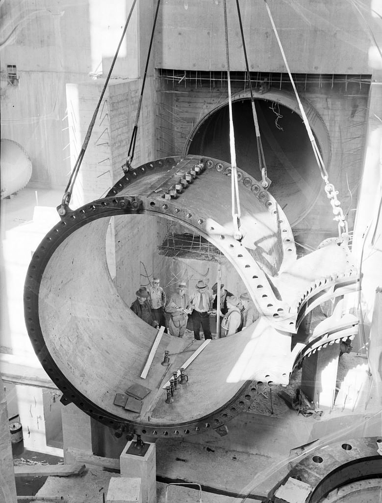 #22 Diablo Powerhouse under construction, 1935