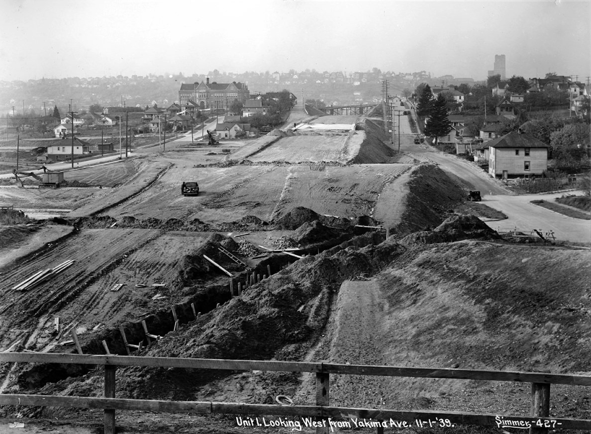 #25 Highway 10 under construction, 1939