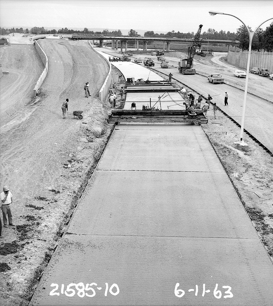 #42 SR 520 under construction, 1963