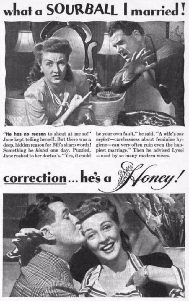 #15 In this ad, Lysol turns a monster husband into a sweetheart.