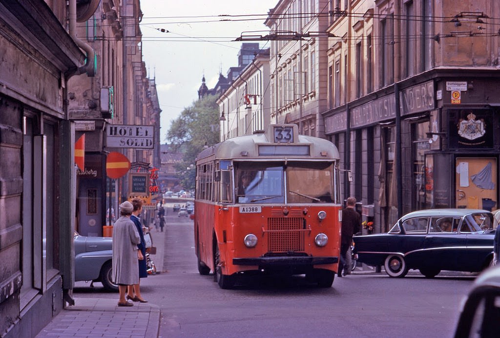 #5 Vattugatan in central Stockholm, 1964