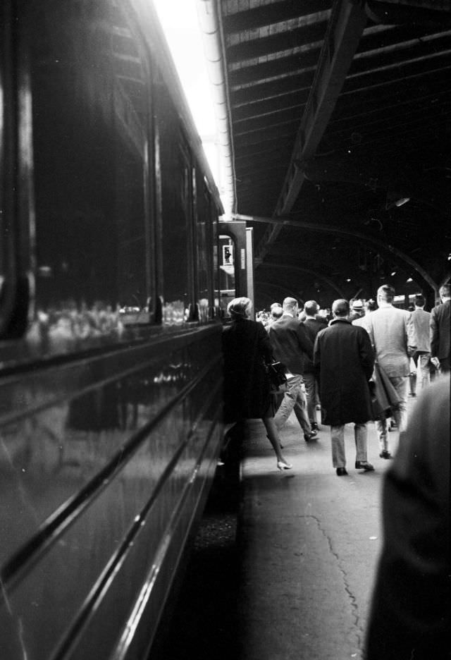 #58 The train from Uppsala, Märsta at Centralen, Stockholm, 1966