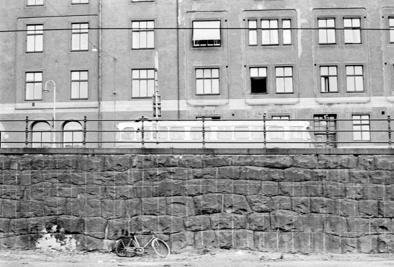 #59 Torsgatan, Stockholm, seen from Uppsalatåget, 1966