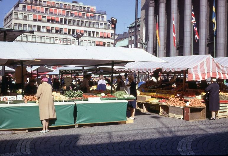 #33 Hötorget Farmer’s Market, Stockholm, 1960s