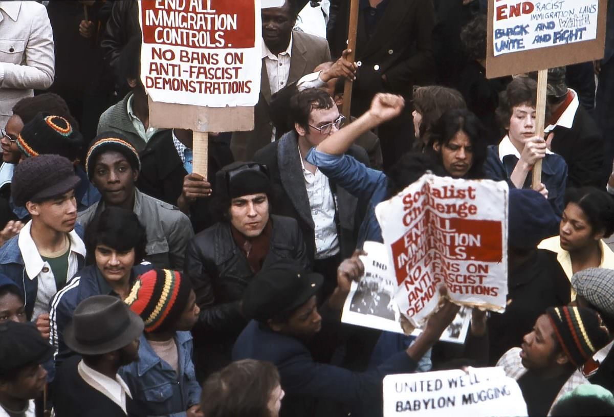 #31 Anti-racist demonstrators, March 1978