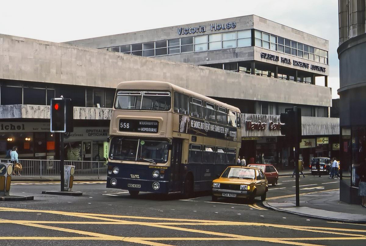 #3 Junction of Victoria Street and Queen Square on 23rd July 1986.