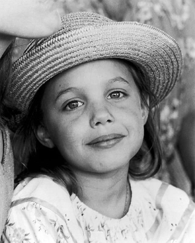 #4 Angelina Jolie, when she was 5.