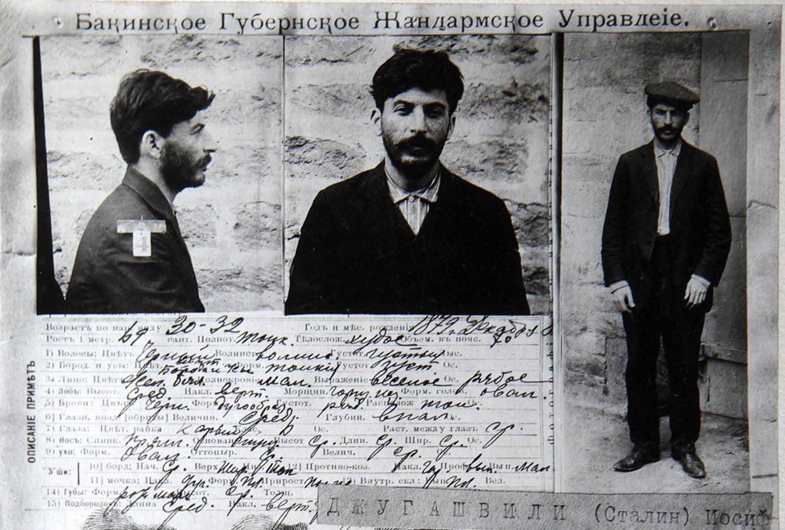 #10 Joseph Stalin with Suren Spandarjan, 1915