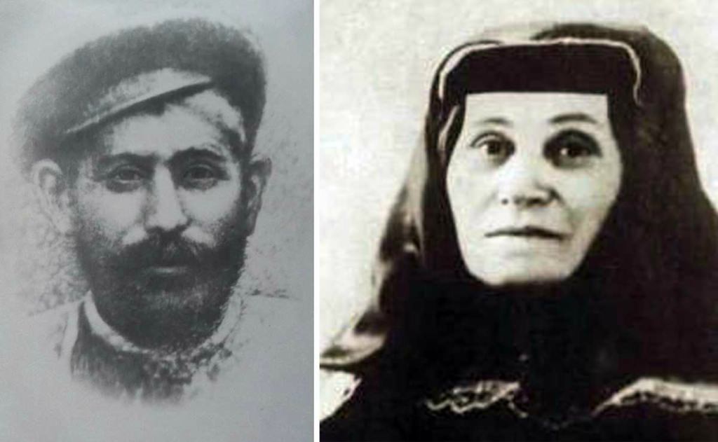 #3 Stalin’s father and mother (Vissarion and Ketevan Djugashvilli).