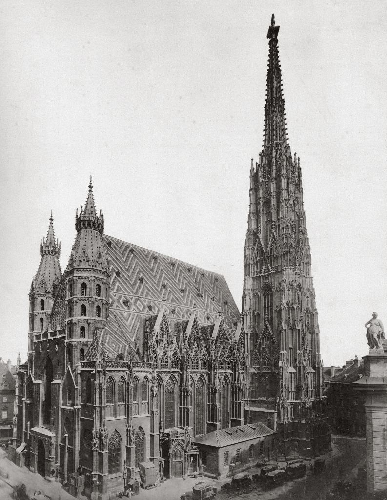 #27 St. Stephan’s Cathedral in Vienna, 1900.