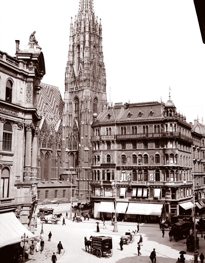 #65 St. Stephen’s Cathedral, Vienna, 1900s.