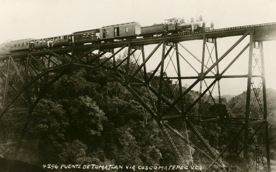 #14 Puente de Tomatlan via Coscomatepec. Veracruz-Llave, 1907