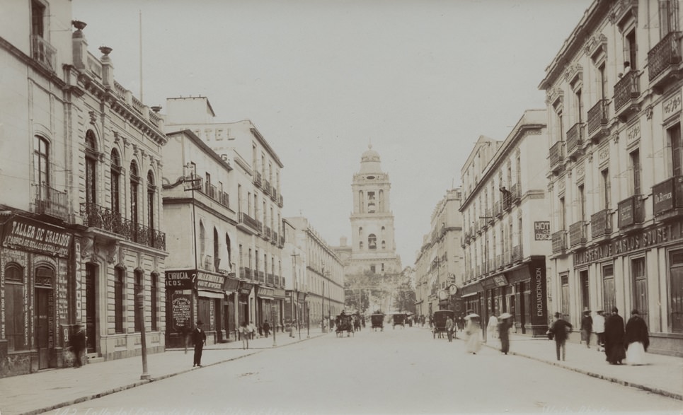 #36 Calla del Cinco de Mayo, City of Mexico, 1904