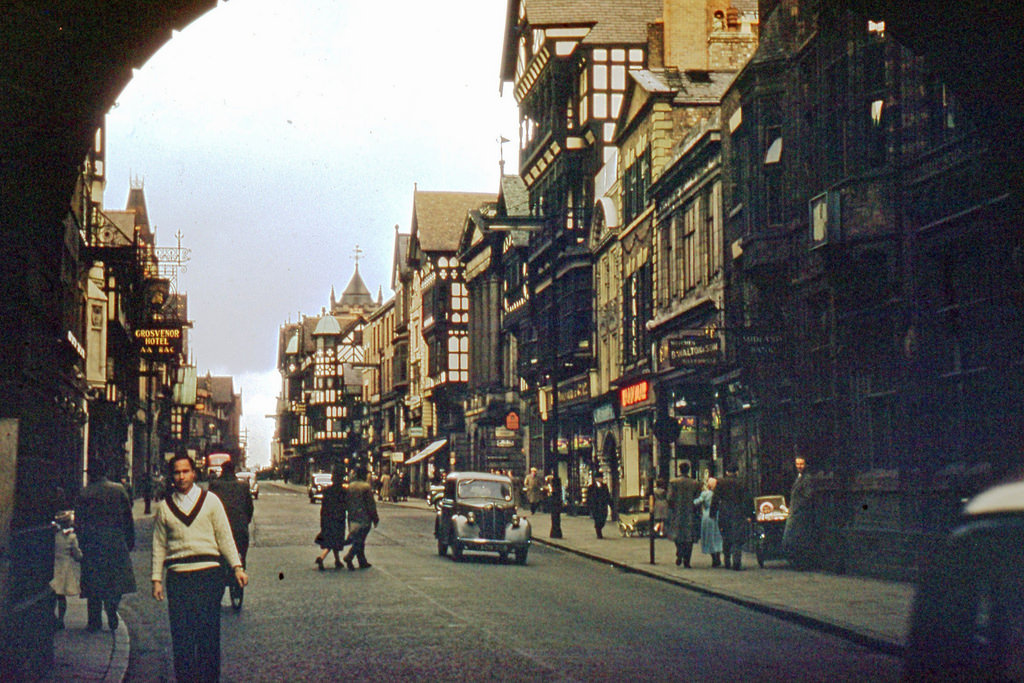 #18 Chester Clock Tower Arch Way, 1952