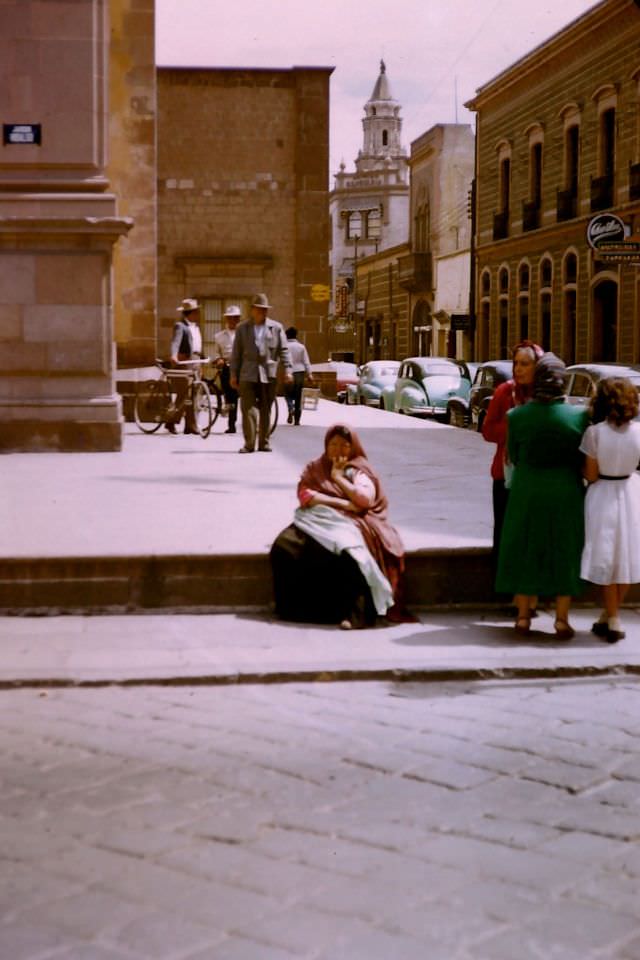 #35 Street leading off Plaza de Armas, San Luis Potosí, March 1958