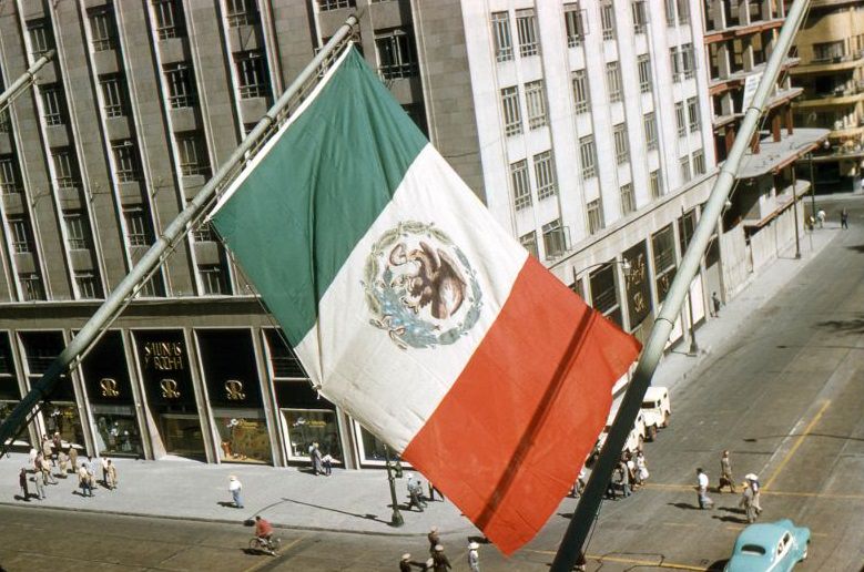 #56 Flag of Mexico from Hotel Del Prado.