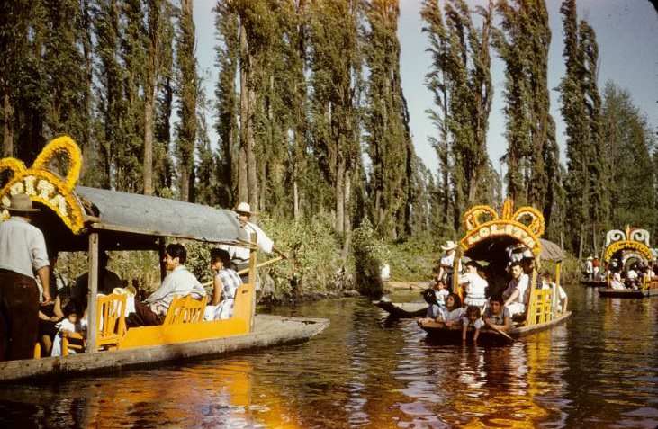 #6 Decorated holiday boats. southern Mexico, 1950s