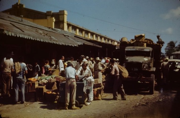 #9 Market in Mexico, 1950s