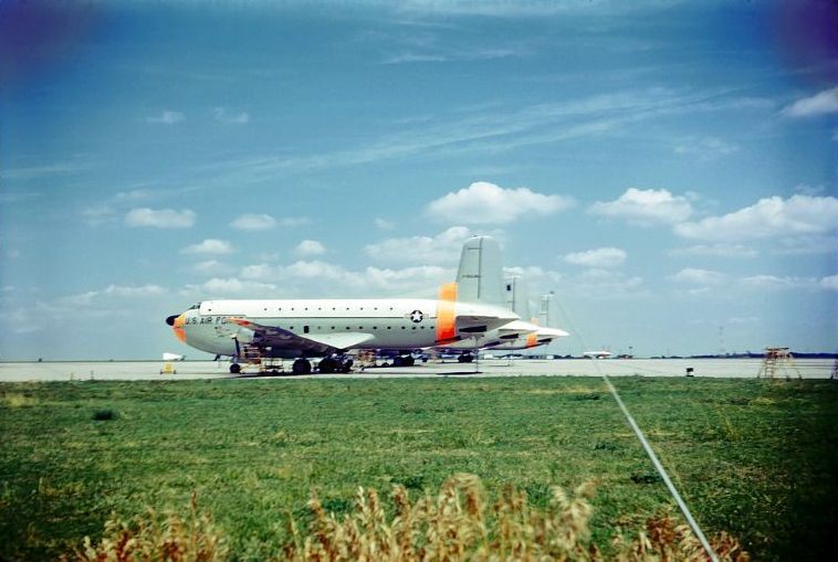#5 Richards Gebaur Air Force Base Kansas City showing Douglas C-124C Globemaster II Aircraft, July 1961