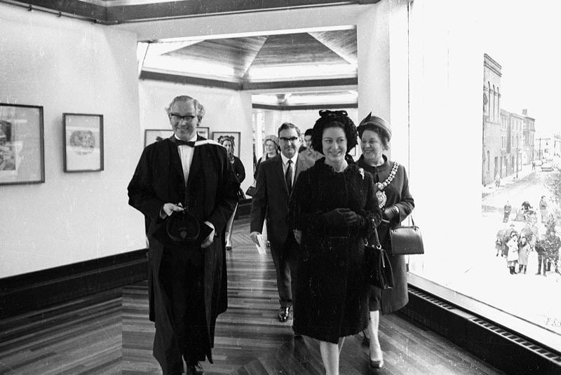 #46 The official opening of the extension to the Manchester College of Art and Design by Princess Margaret on 2nd October 1966.