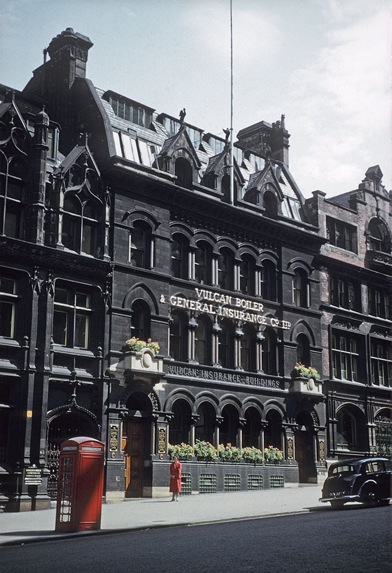 #20 Victorian office buildings on King Street in the early 1960s.
