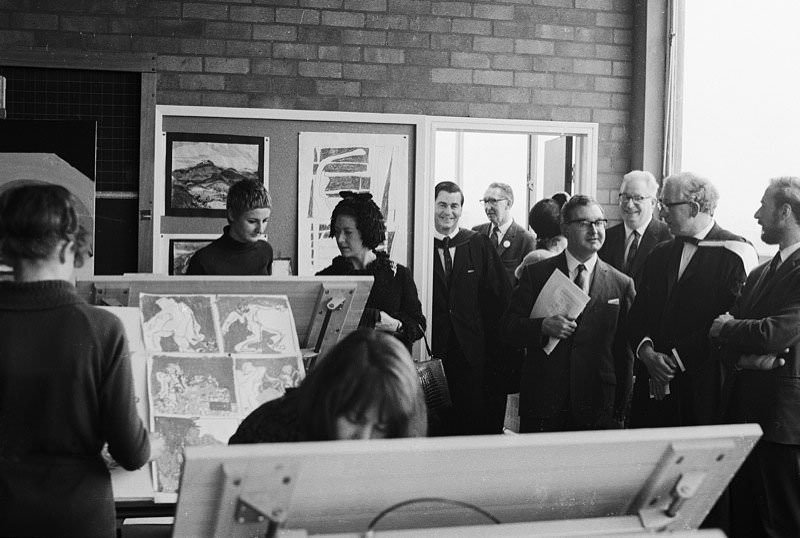 #24 The official opening of the extension to the Manchester College of Art and Design by Princess Margaret on 2nd October 1966.