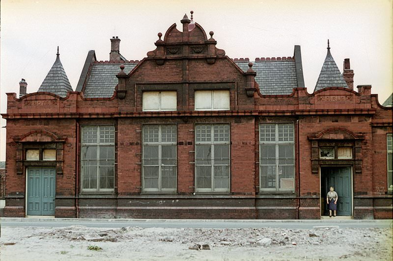 #58 The Embden Street Junior School in Hulme, 1967.