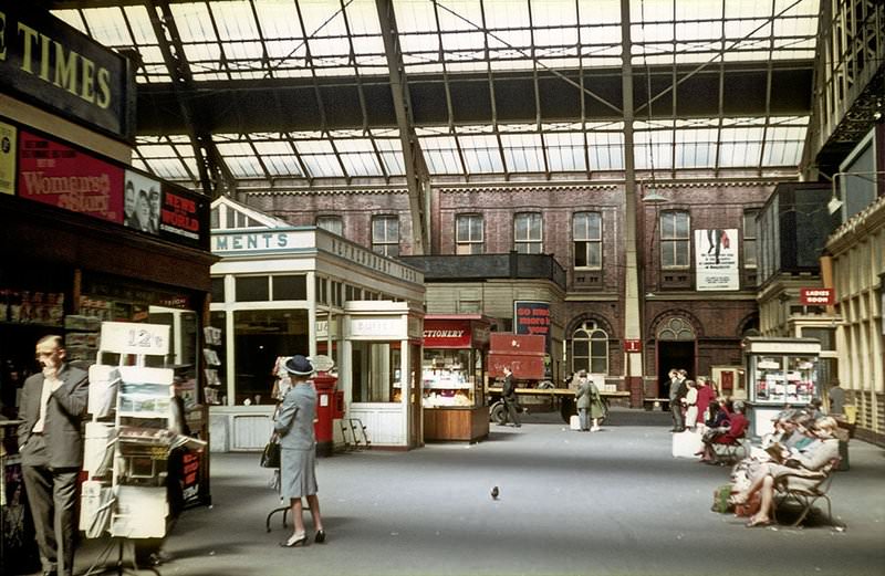 #44 The concourse at Manchester Central Station in the mid-1960s.