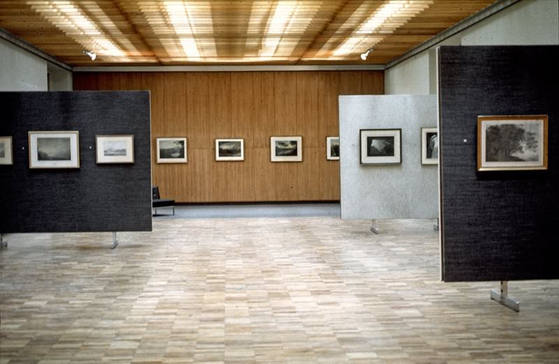 #9 Interior of the Whitworth Art Gallery in the mid-1960s, after a refurbishment scheme designed by Bickerdike Allen & Partners.