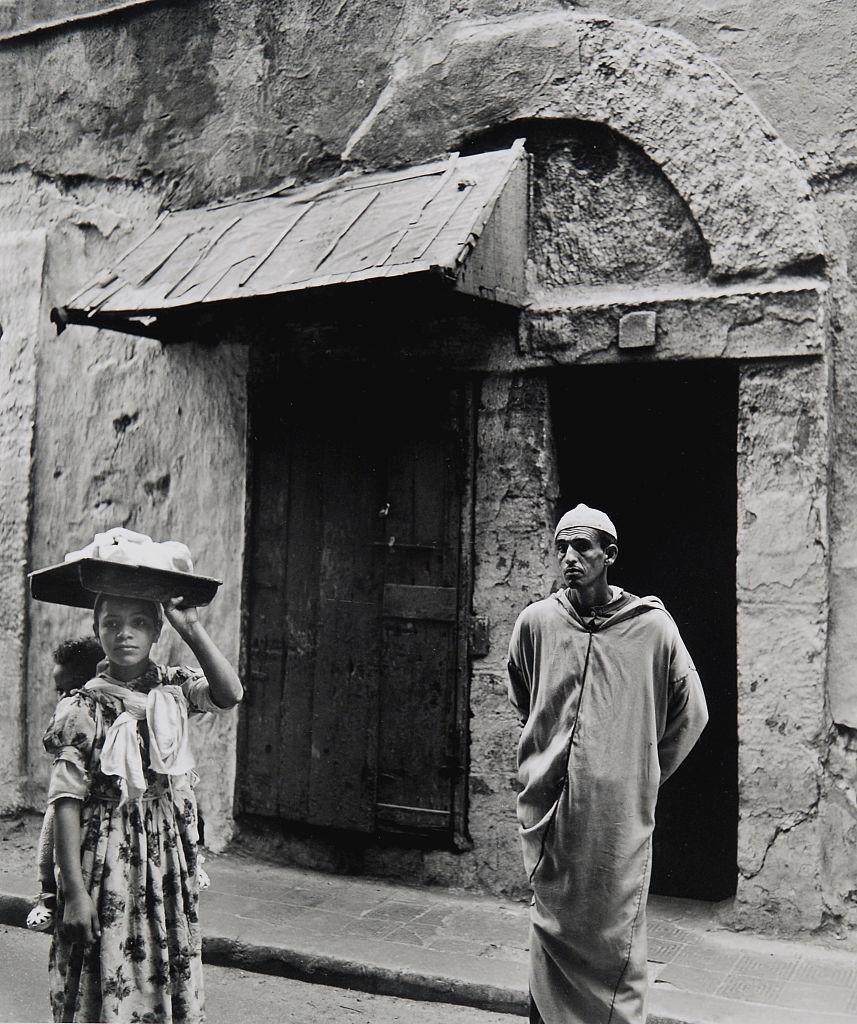 #28 A street of Essaouira, Morocco, 1960.