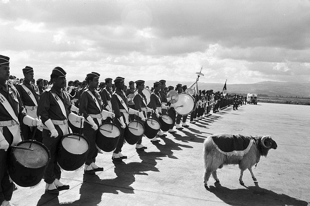 #116 Official visit of king Hassan Ali of Morocco to Algeria, 1963.