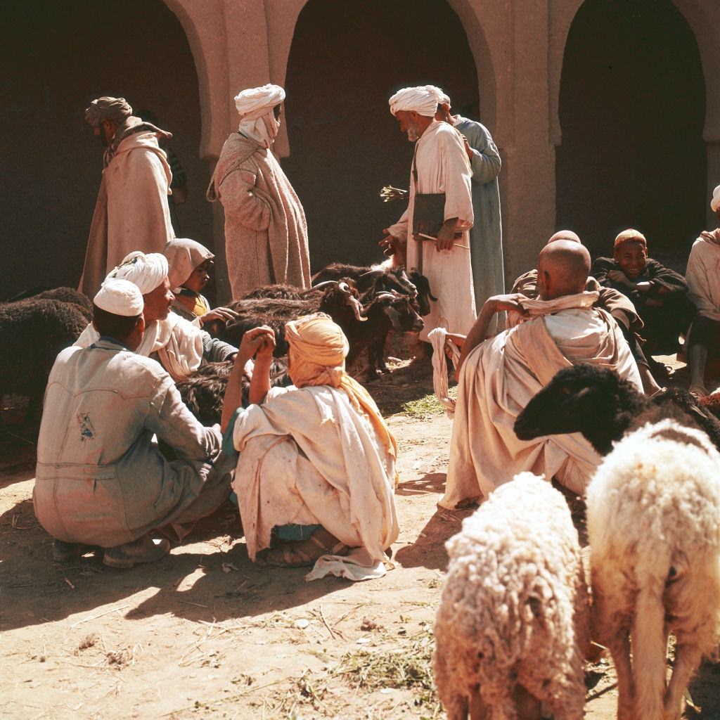 #50 Market of Rissani, Morocco, 1960.