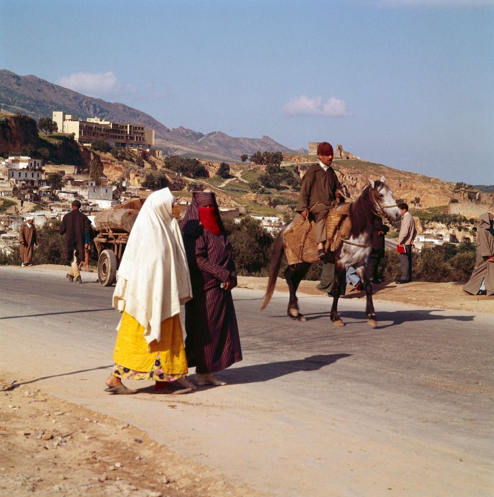 #53 On the road to Fes, 1960.