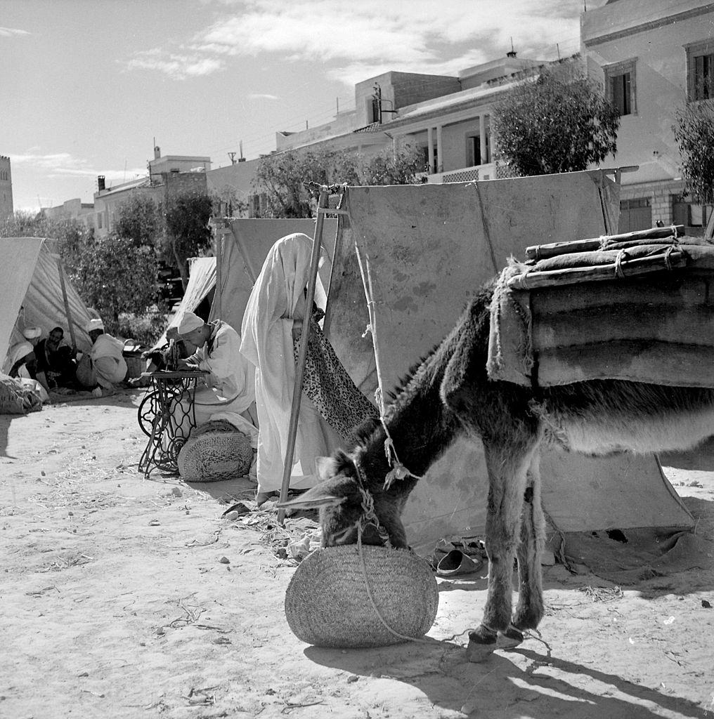 #19 The Arabian market in Agadir, Morocco, 1965.