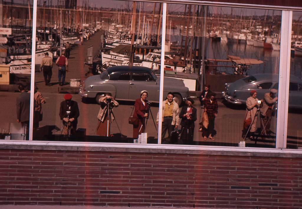 #24 Fisherman’s Wharf window reflection, 1960s