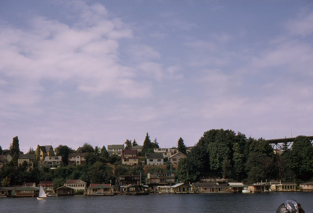 #11 Lake Union Houseboats, August 1969
