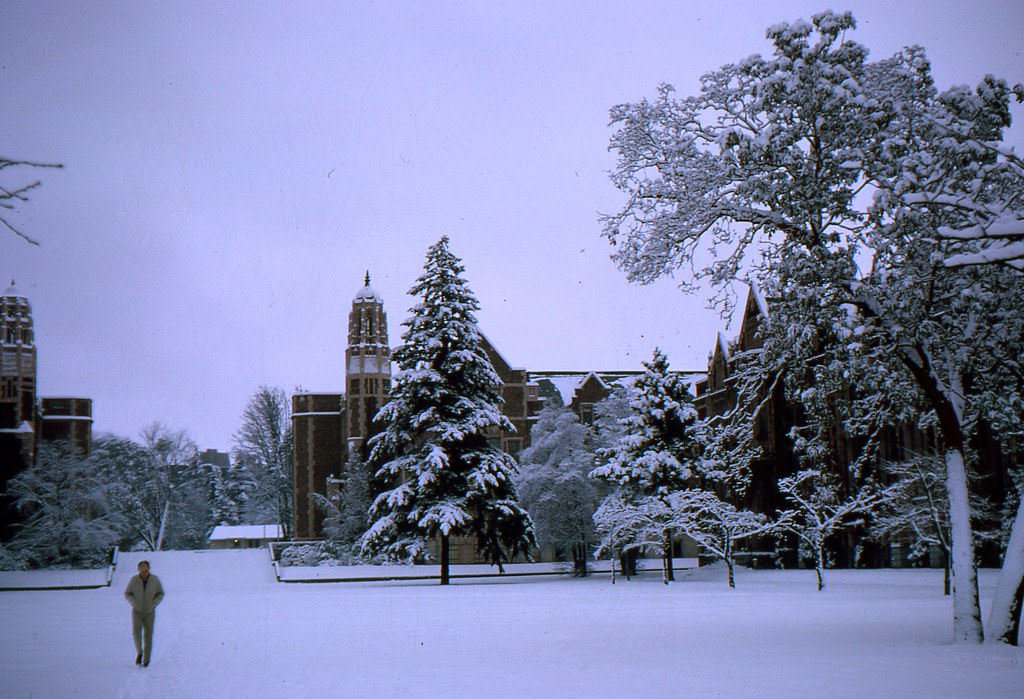 #22 UW Campus Quadrangle March 1965