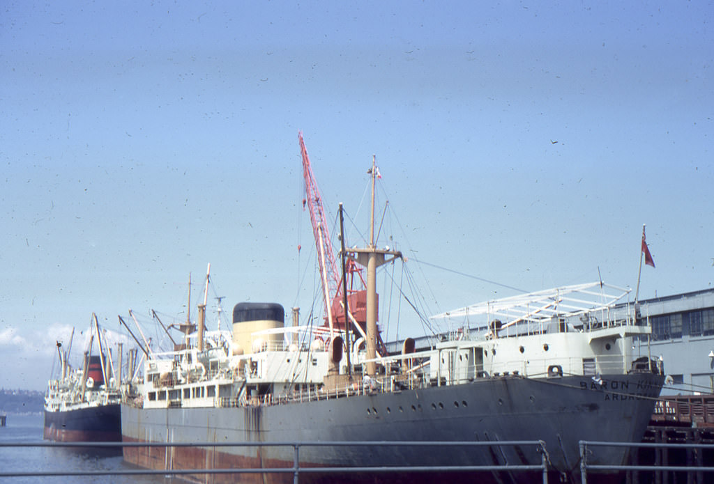 #44 Two ships at dock, 1968