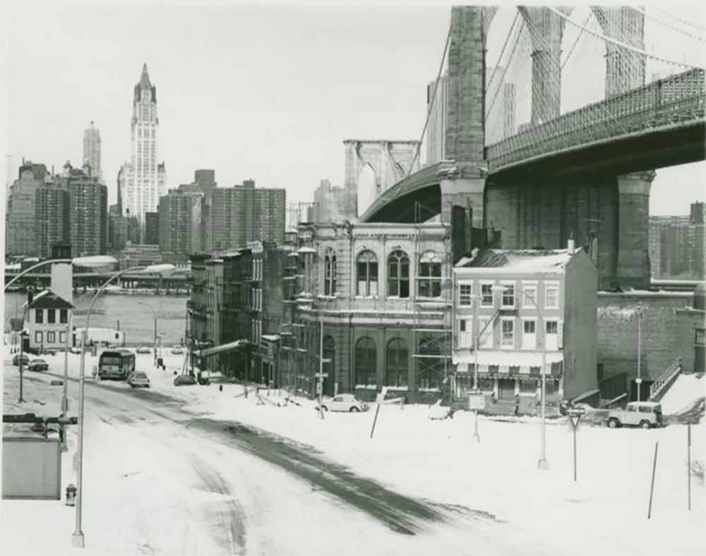 #21 Old Fulton Street in what is now Dumbo, January 21, 1978.