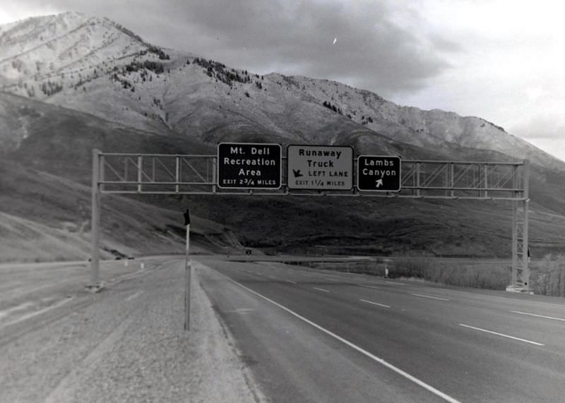 #22 Runaway truck lane on Interstate 80, October 1971