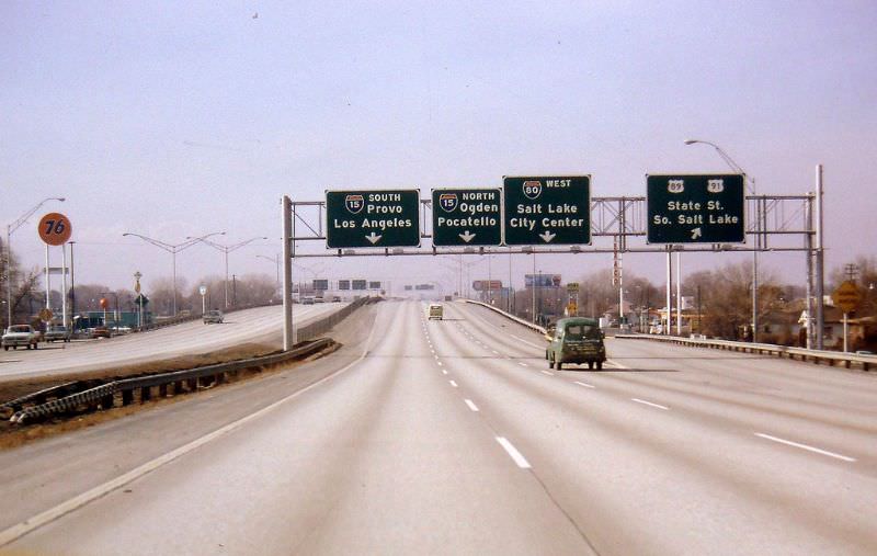 #38 Westbound I-80 at State Street, February 1971