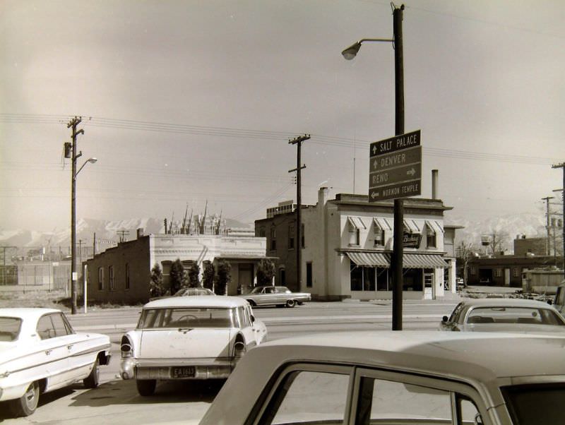 #9 300 West (2nd West) at North Temple, April 1970