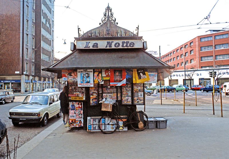 #28 Newsstand, Viale Corsica, Milan, 1983