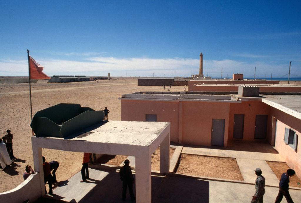 #4 Moroccan army base during the Western Sahara War in 1980, Morocco.